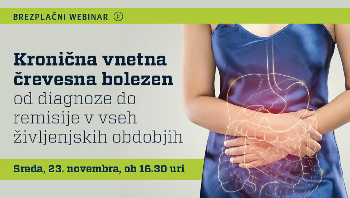 Vabljeni na brezplačni webinar Kronična vnetna črevesna bolezen od