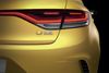 BLACK BACKGROUND, MONOGRAM, REAR LIGHT, REAR LIGHT ON, RENAULT SPORT VEHICLE, SIRIUS YELLOW
