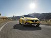 BEND, CENTER CONSOLE, CIRCUIT, CRASH BARRIER, MOUNTAIN, RENAULT SPORT VEHICLE, SIRIUS YELLOW