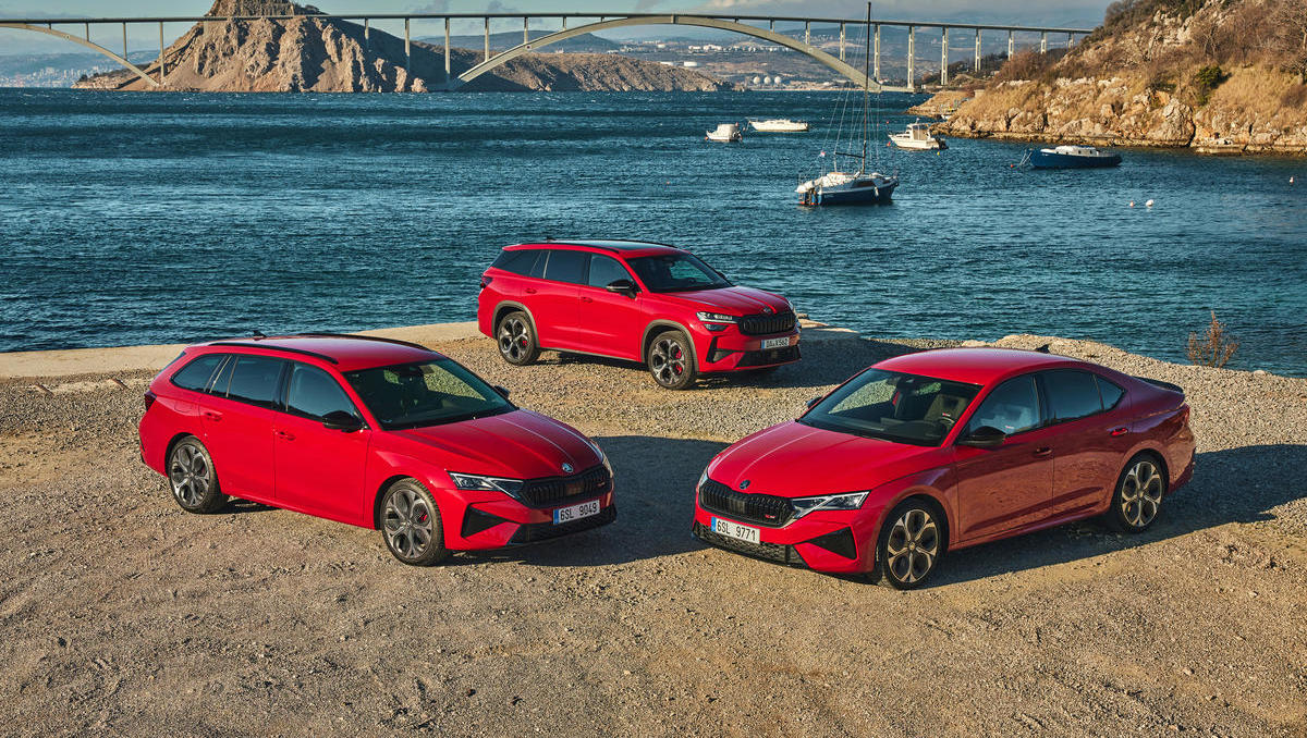 Škoda posodobila družino športnikov