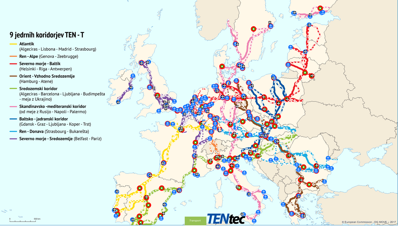 Kaj morate vedeti o omrežju koridorjev TEN-T in kako do EU denarja za naložbe 