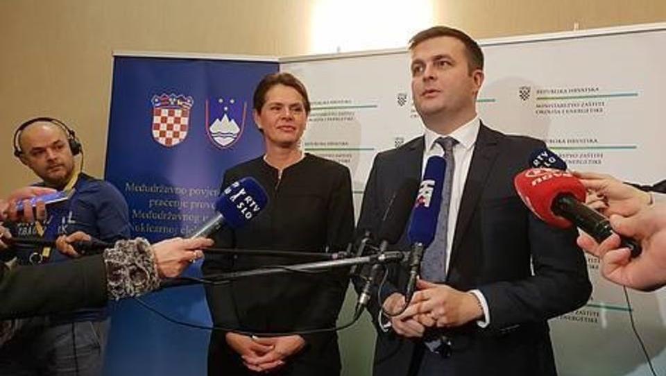 A. Bratušek s Hrvati o reviziji programov odlaganja radioaktivnih odpadkov