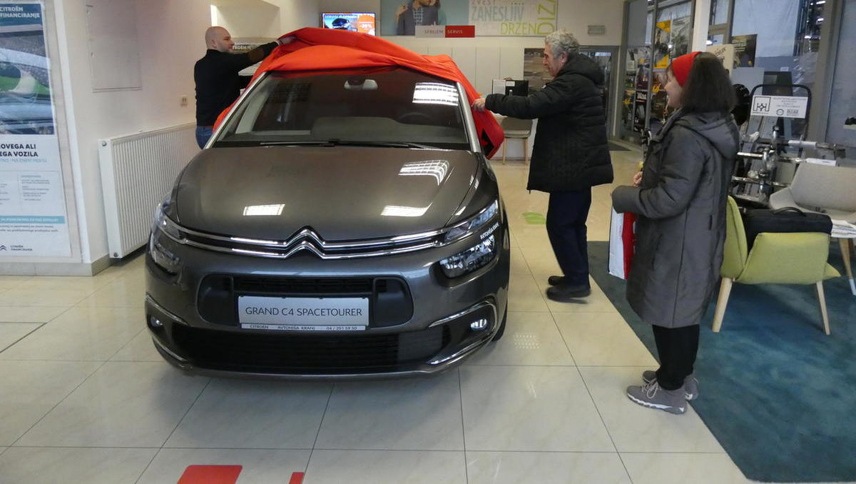 Slovo je vzel še zadnji Citroënov enoprostorec C4 spacetourer