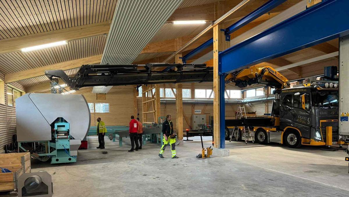 Ledinek Engineering z novo napredno linijo za križno lepljene plošče v Nemčiji