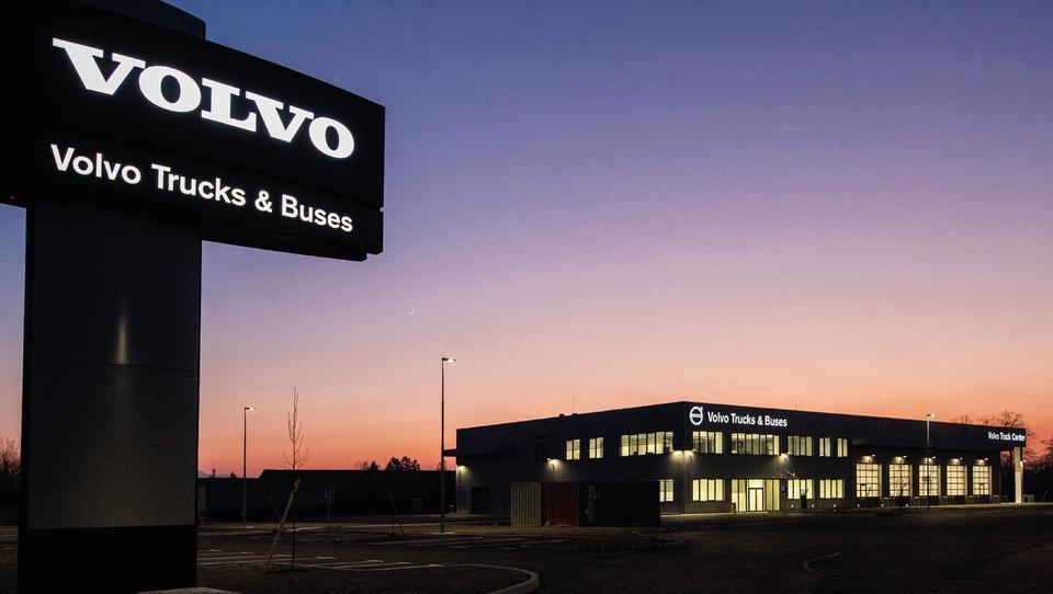 Volvo Trucks je vložil šest milijonov evrov v novo stavbo v še neodkritem delu Ljubljane 
