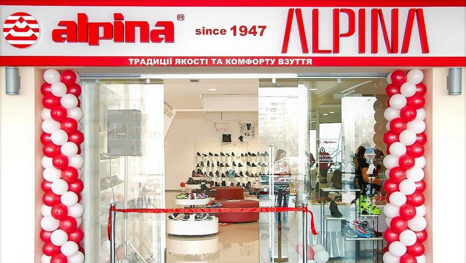 Alpina v Ukrajini odprla prvo franšizno trgovino