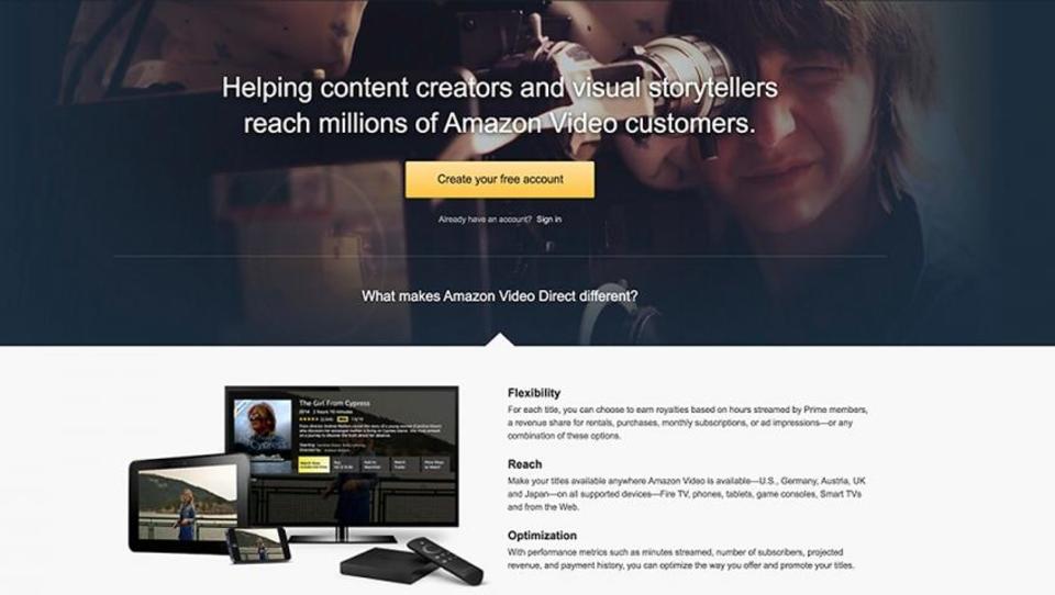 Amazon Video Direct bo konkuriral Youtubu