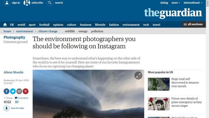 The Guardian priporoča: sledite lovcu na nevihte Marku Korošcu