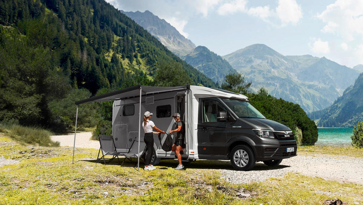 MAN TGE v vlogi avtodoma tudi s pogonom 4 x 4 