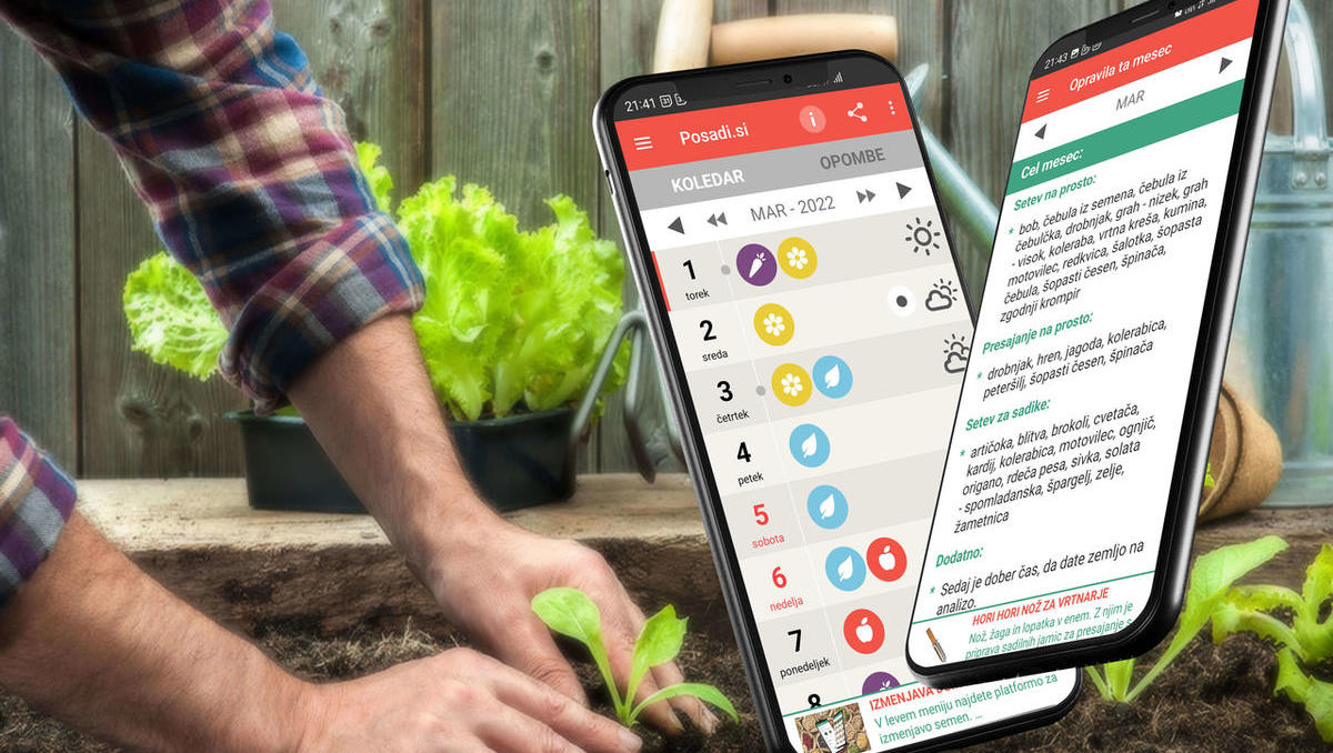 Aplikacija Posadi.si pomaga ljubiteljskim vrtnarjem tudi v Italiji 
