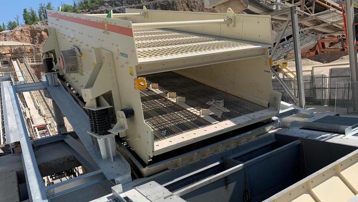 Rekonstrukcija primarnega drobljenja v separaciji kamnoloma Verd 